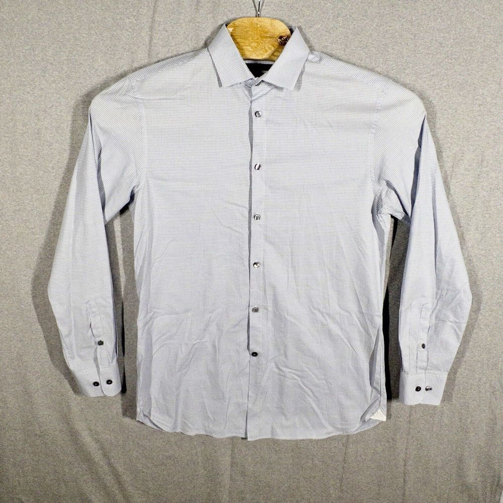 John Varvatos Button Up Shirt Mens Medium Slim Fit